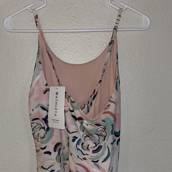NWT | Athleta Infinity Printed Dress, Elegance Floral Orchid - Picture 7 of 11